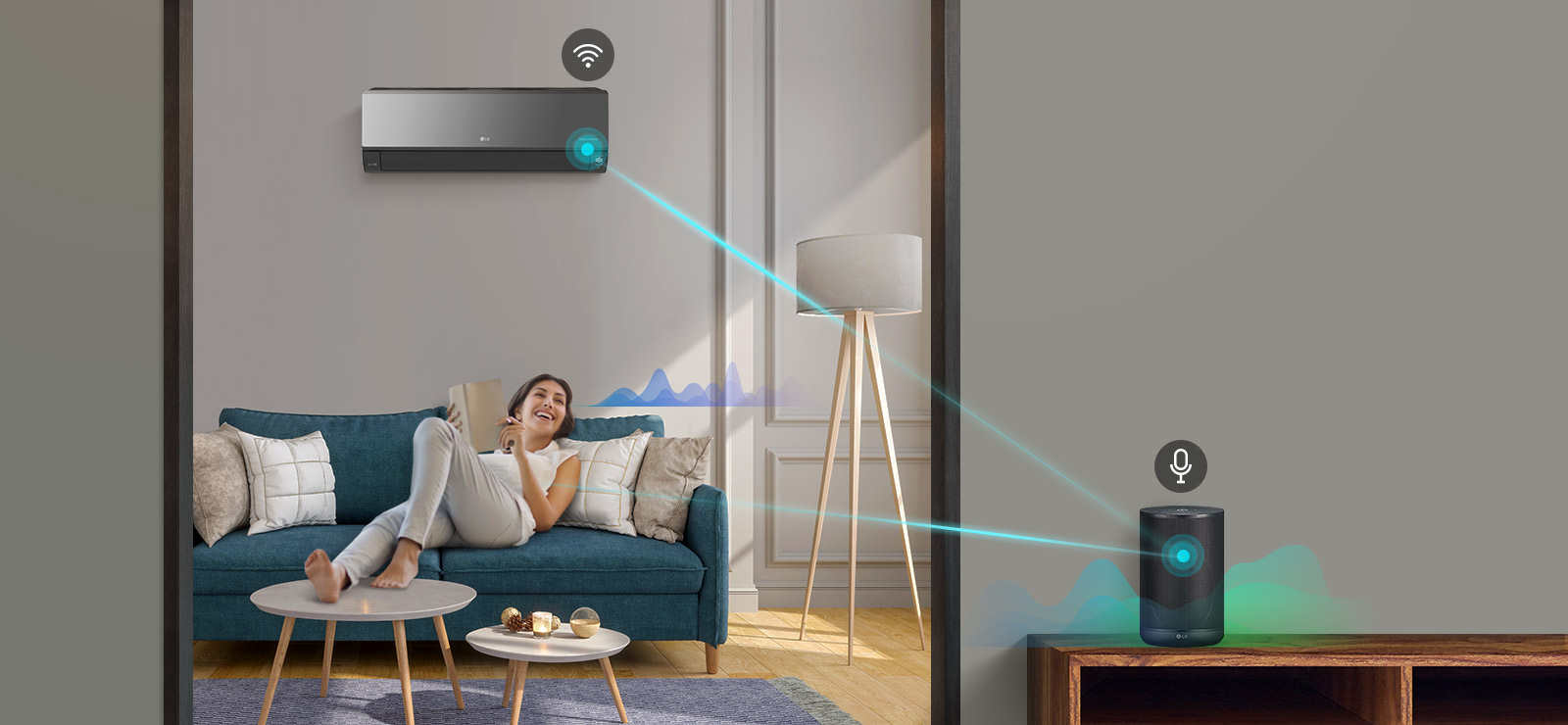 Kawalan Pintar & Voice Assistant ThinQ™