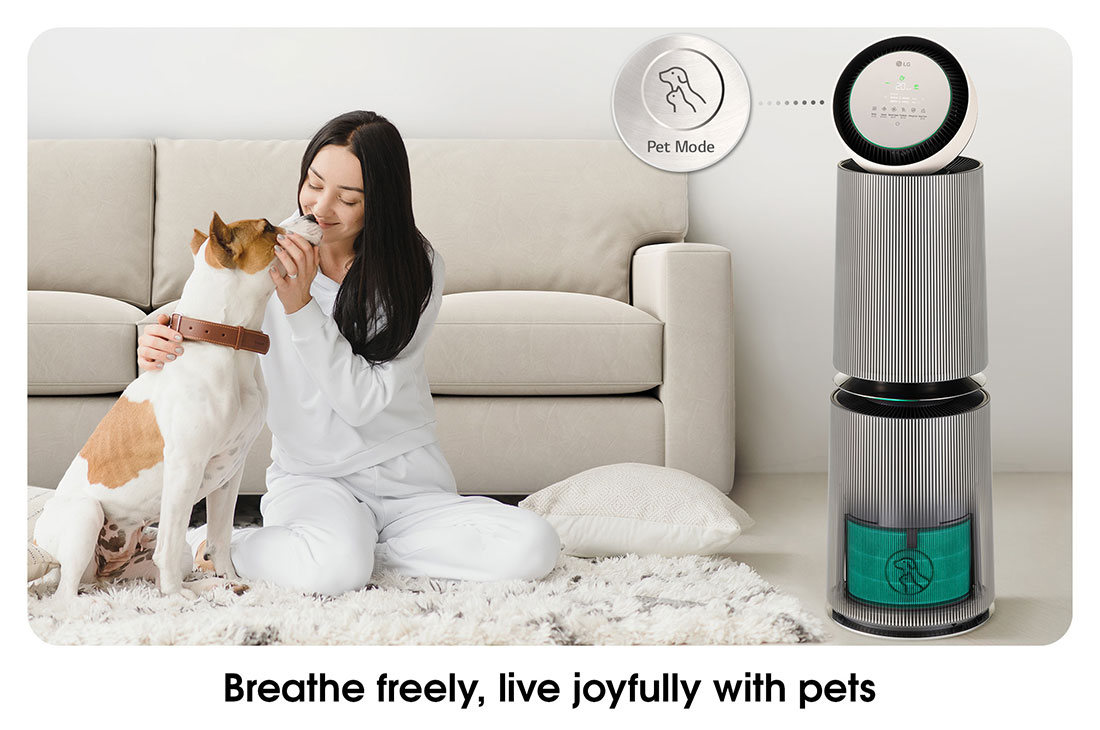 LG PuriCare™ 360° Alpha Pet Double 空气净化器 — view 5