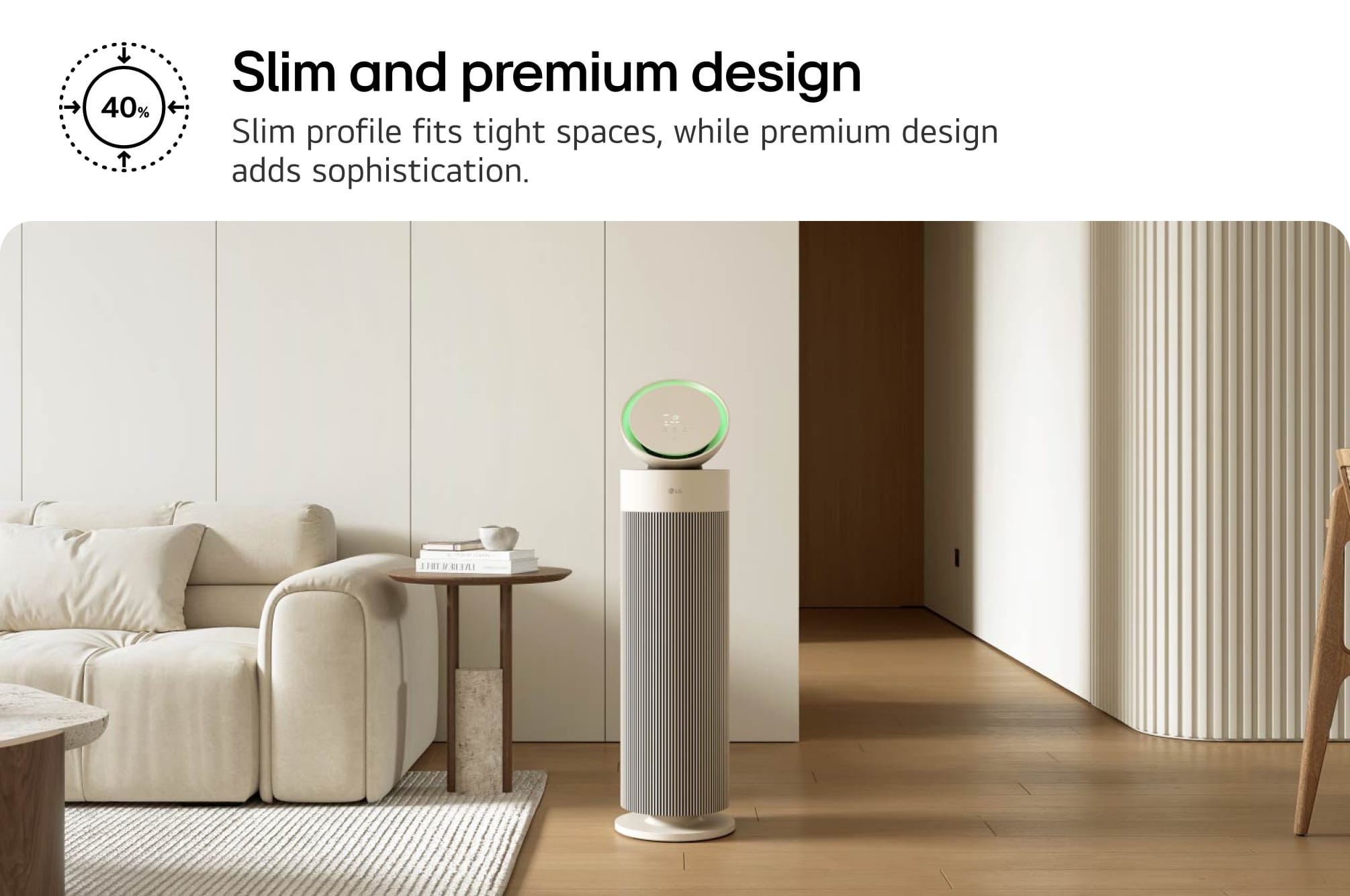 LG PuriCare™ 360° AeroBooster Air Purifier Pet Version — view 4