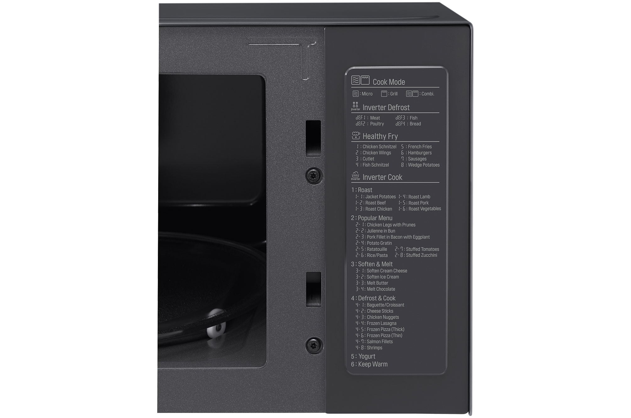 LG 25L NeoChef™ Smart Inverter Grill Microwave Oven — view 4