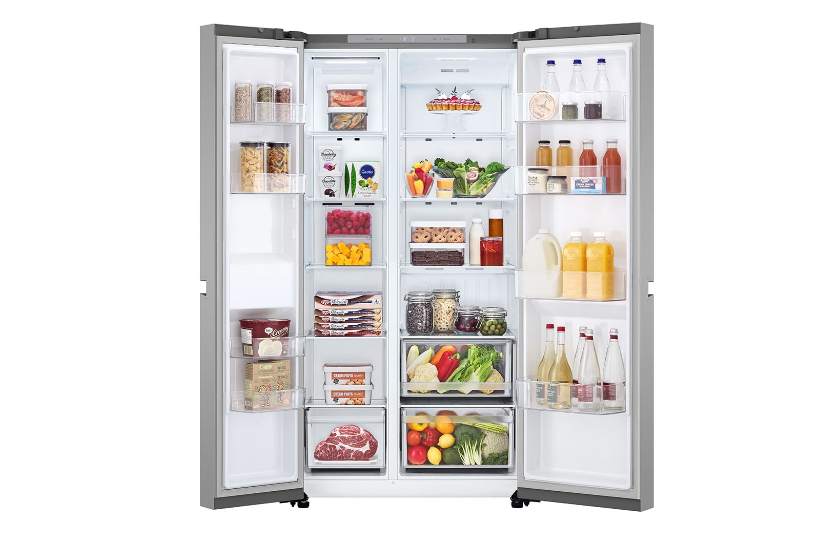 664L Side by Side Fridge GC-B257KLJR — view 2