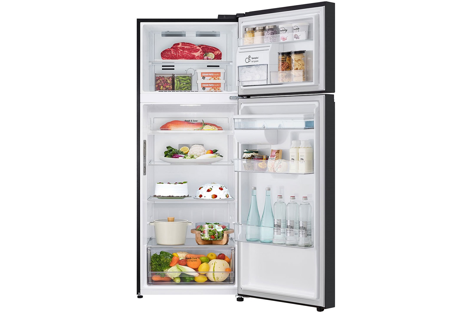 493L Top Freezer Fridge GN-F452PQAK — view 2
