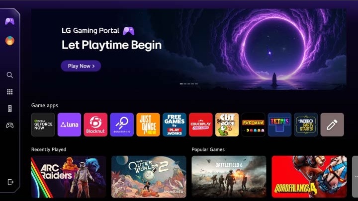 LG Gaming Portal