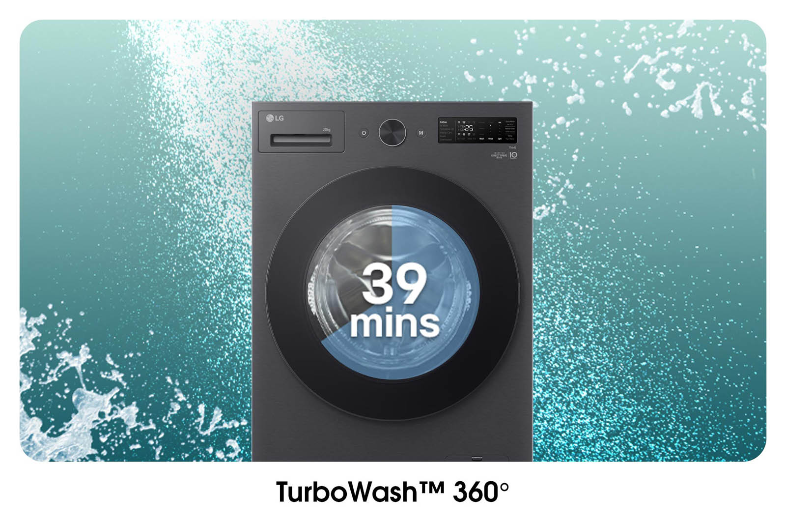 Mesin Basuh Front Load 20kg dengan AI Wash dan TurboWash™360˚ — view 12