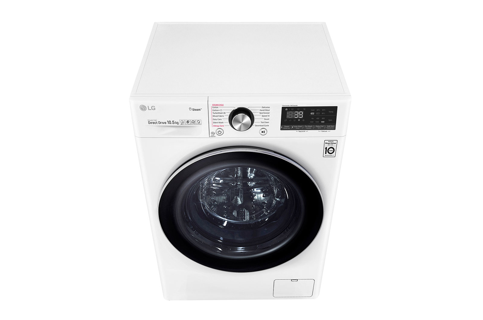 10.5kg 前置式洗衣机，搭载 AI DD™ 与 TurboWash™360˚ — view 10