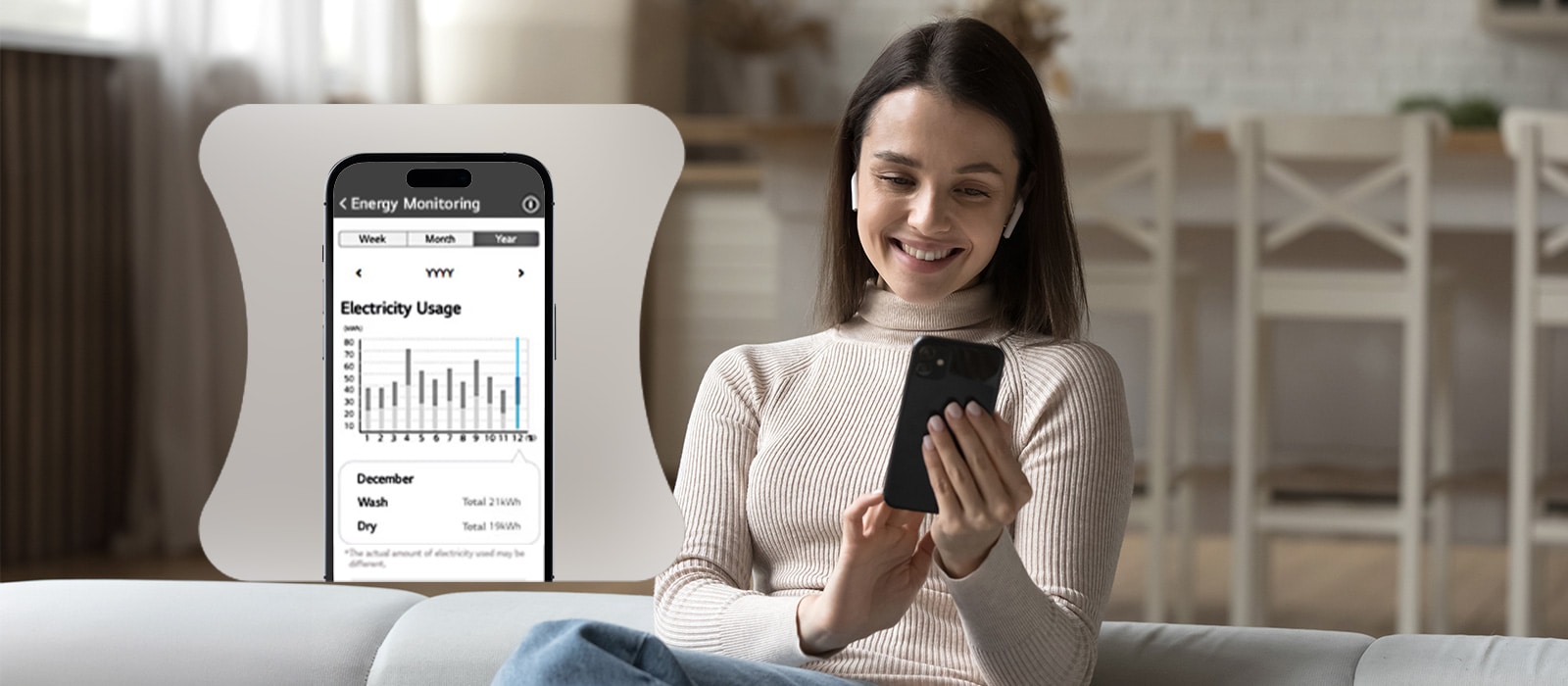 LG ThinQ™ — Easy Maintenance and Monitoring