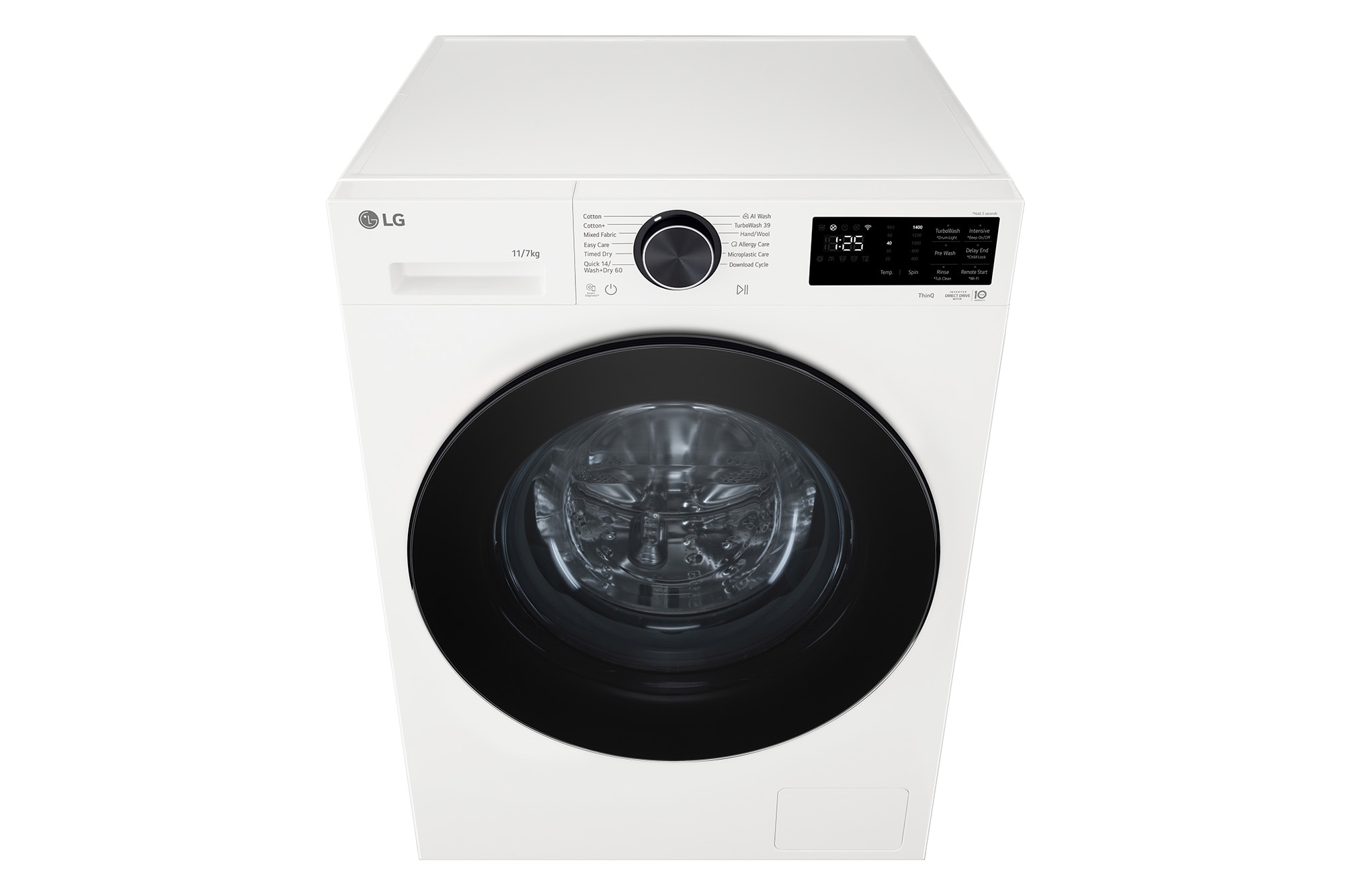 LG 11/7kg Washer Dryer 2in1 FX1411R5WR — view 3