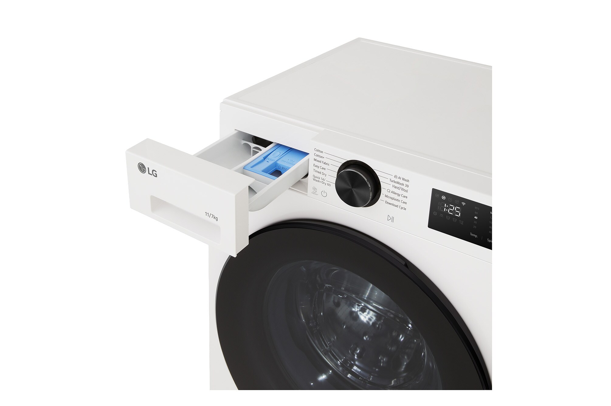 LG 11/7kg Washer Dryer 2in1 FX1411R5WR — view 5