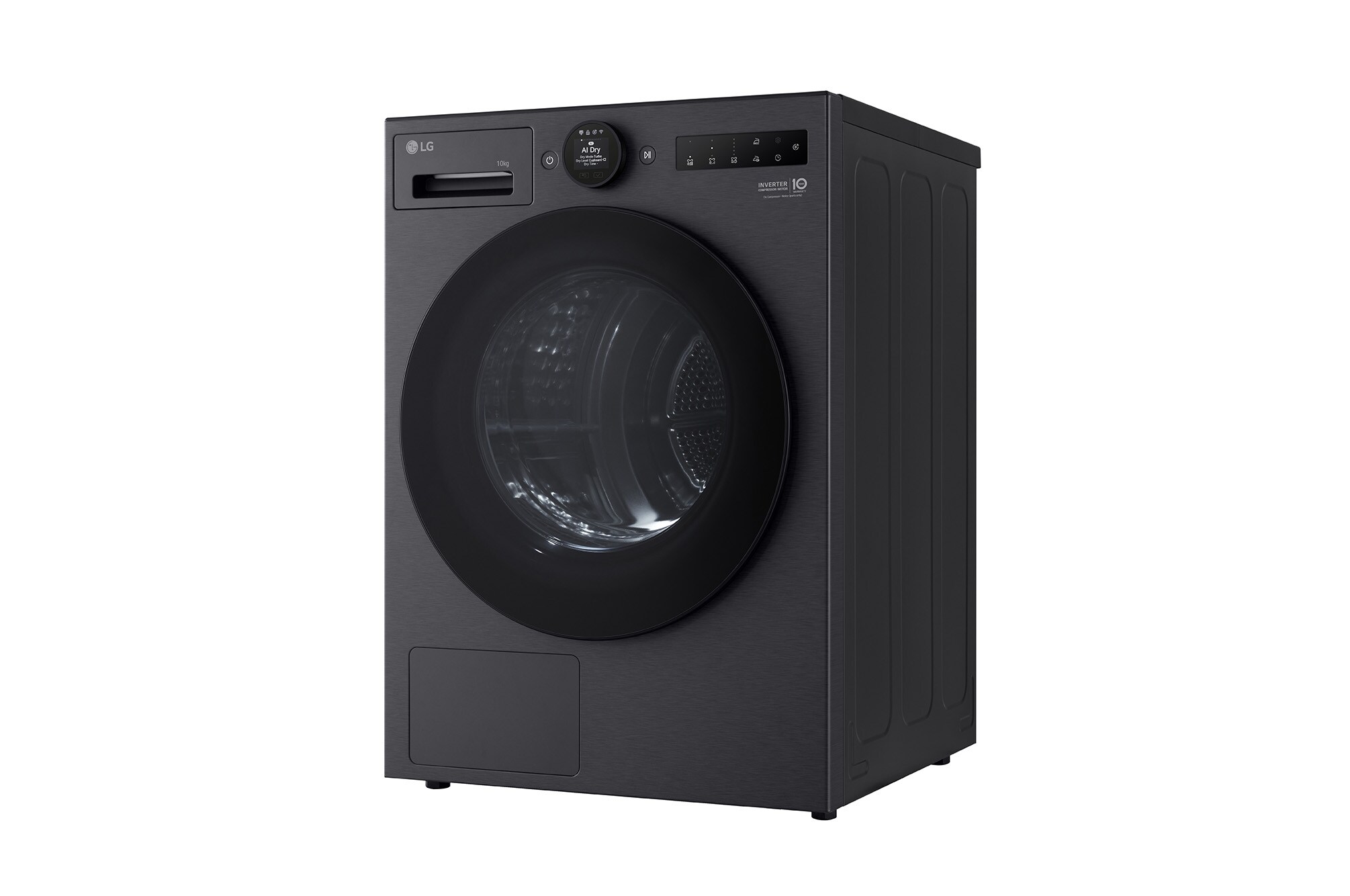 10kg Dual Inverter Heat Pump 干衣机，搭载 AI Dry 与 Allergy Care — 黑色 — view 8