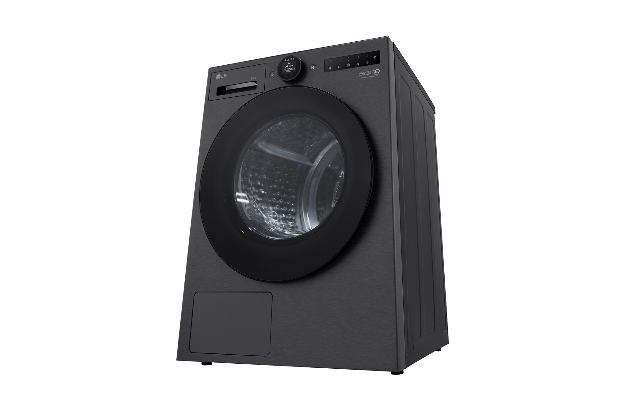 10kg Dual Inverter Heat Pump 干衣机，搭载 AI Dry 与 Allergy Care — 黑色 — view 11