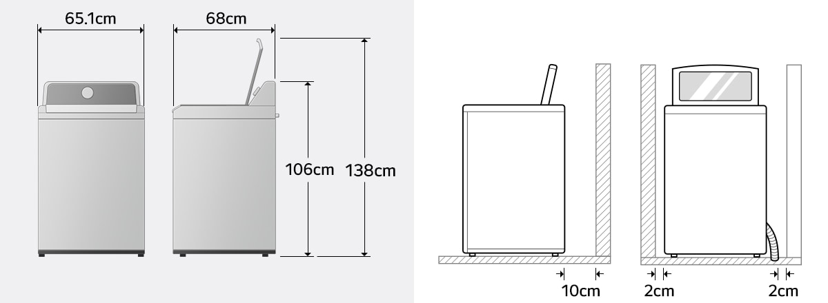 LG 22kg Top Load Washer TX2522AT9GR — view 16
