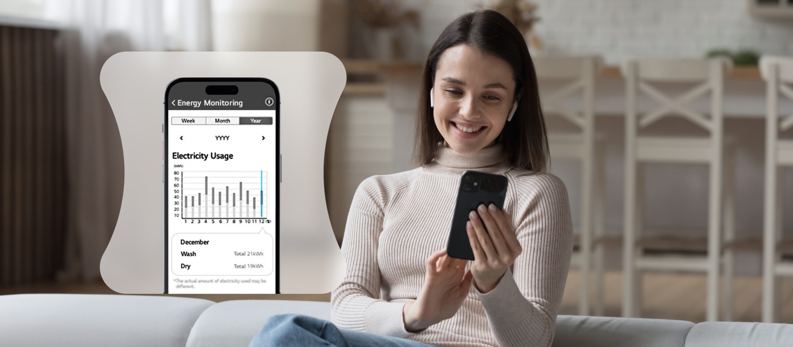 LG ThinQ™ Monitoring — Easy Maintenance