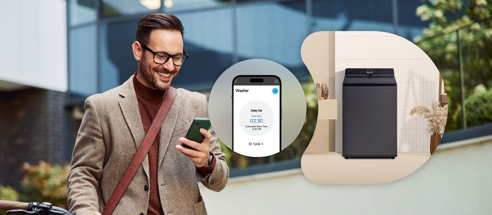 LG ThinQ™ Remote Operation — Control Laundry Anywhere