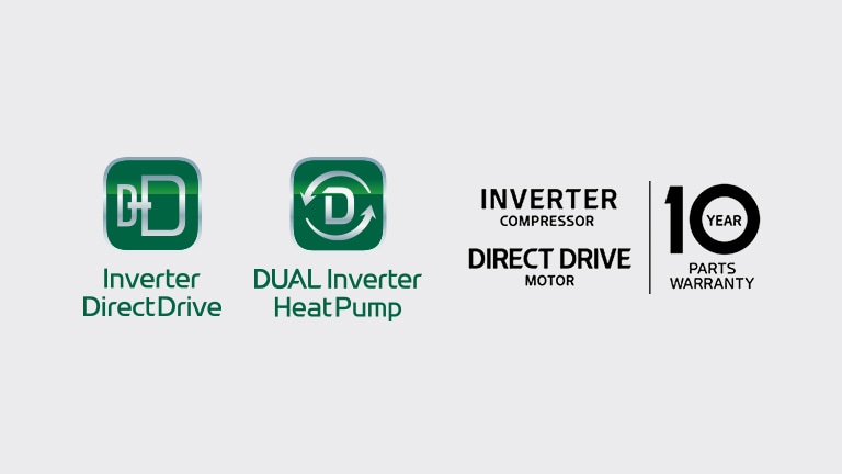 Inverter Direct Drive Motor — Quiet and Durable