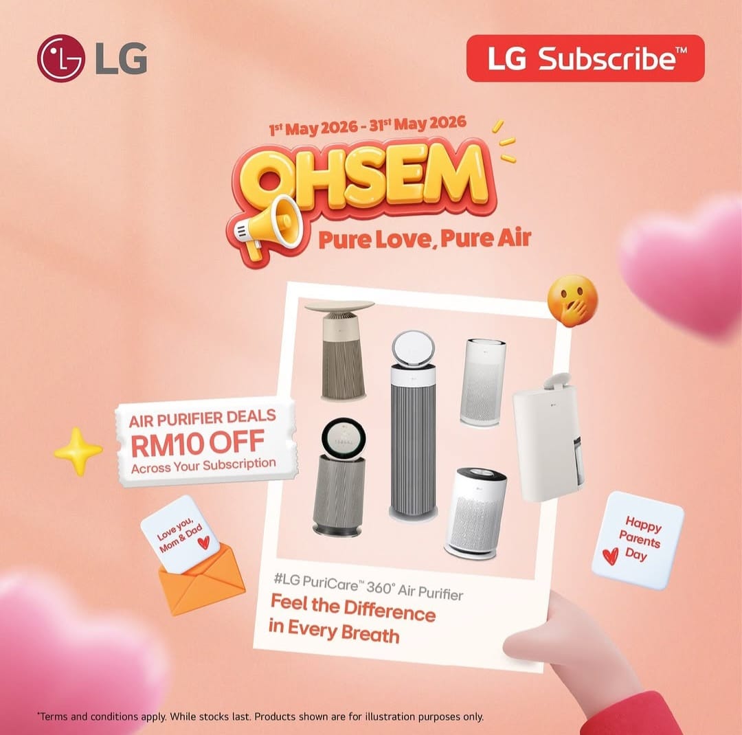 LG Air Purifiers — LG Subscribe May 2026 promotion