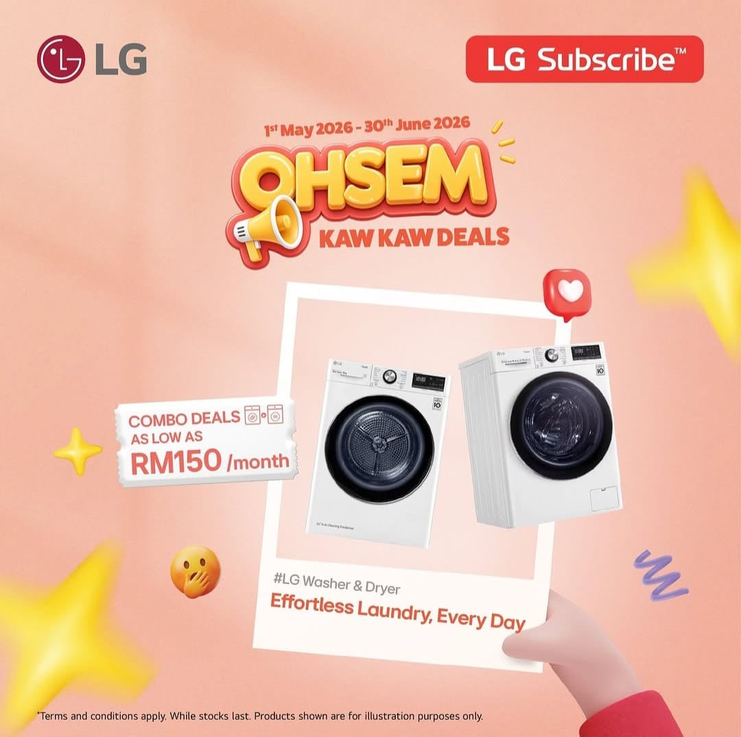 LG Washer & Dryer Combo — LG Subscribe May 2026 promotion